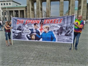 Plakat Demonstration in Berlin