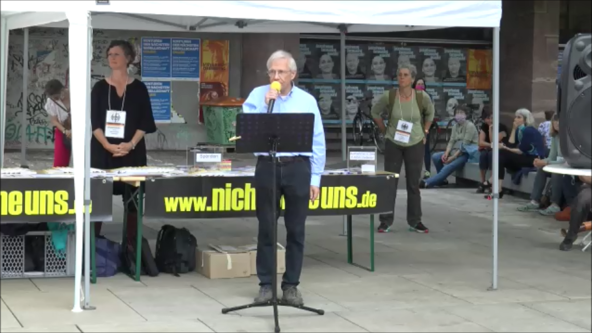 Dr. med.Thomas Külken Querdenken-761 Freiburg 13 Juni 2020 Demonstration für die Grundrechte