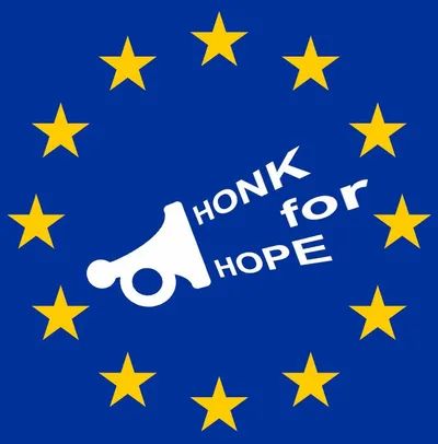 Berlin 29 August Honk for Hope